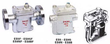 ES5(8,10)F型鐘形浮子式倒吊桶式(CS45H)疏水閥 結(jié)構(gòu)圖